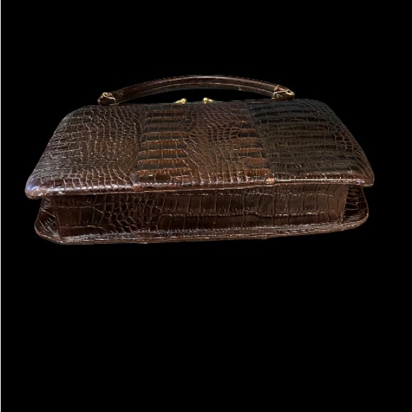 Vintage Goldline alligator top handle purse - Picture 3 of 8